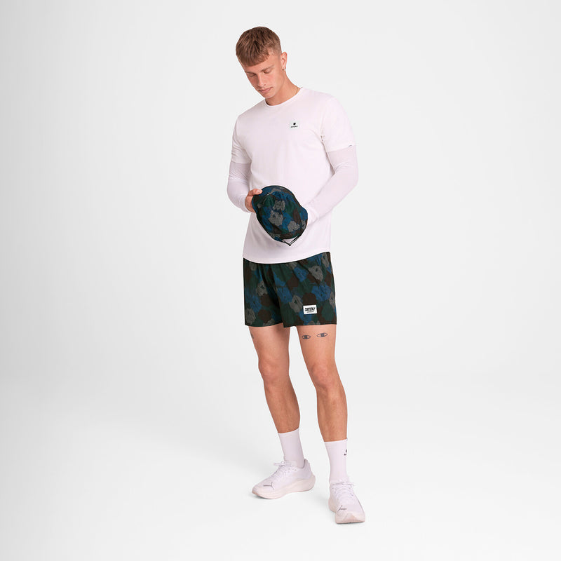 Saysky Flower Pace Shorts 5'' Bleu Flower Camo 1046 OMRSH21C1046