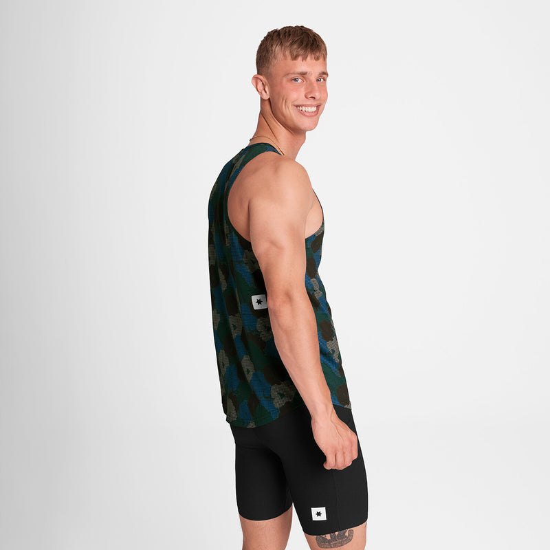 Saysky Flower Combat Singlet Bleu Flower Camo 1046 OMRSI31C1046