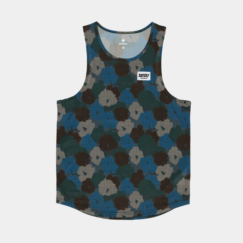 Saysky Flower Combat Singlet Bleu Flower Camo 1046 OMRSI31C1046
