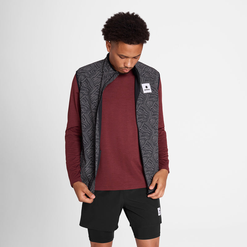 Saysky Reflective Pace Vest Noir Reflective Lightning 1050 OMRVE01C1050