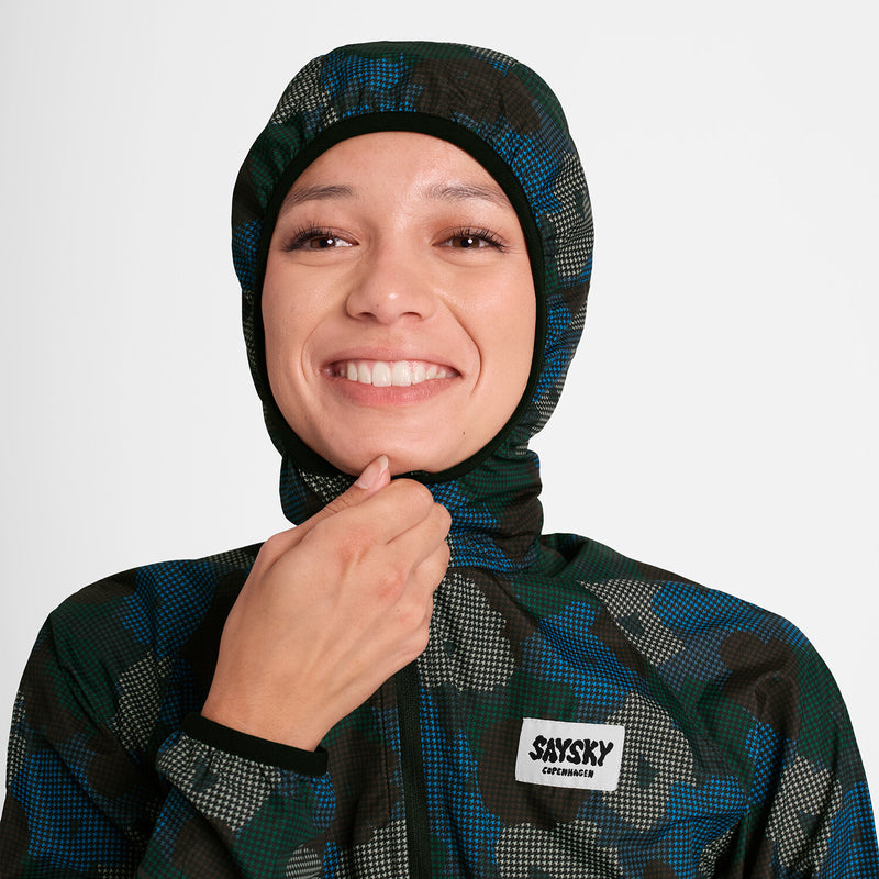 Saysky Flower Pace Jacket Bleu Flower Camo 1046 OWRJA21C1046