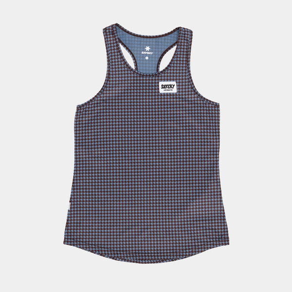Saysky Houndstooth Combat Singlet Bleu Houndstooth 1047 OWRSI31C1047
