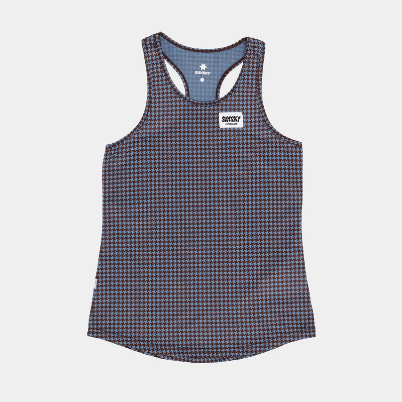 Saysky Houndstooth Combat Singlet Bleu Houndstooth 1047 OWRSI31C1047