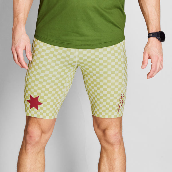 Saysky Checker Combat+ Short Tights 9" Vert Checker 1034 NMRST31C1034