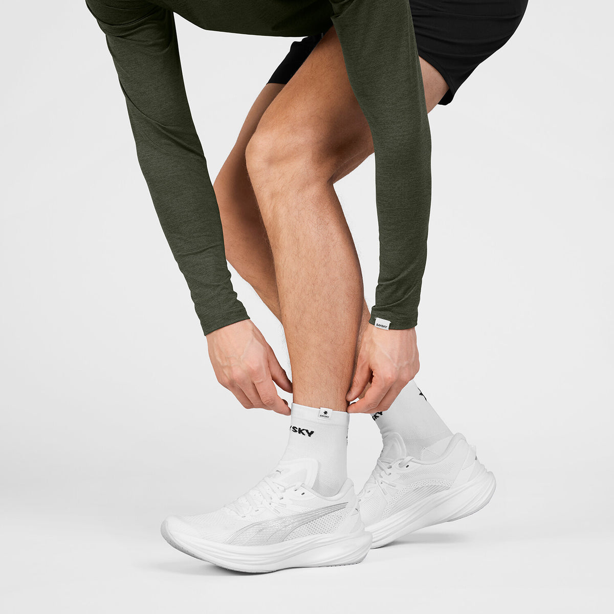 Saysky Combat Quarter Socks Blanc 101 SA80007