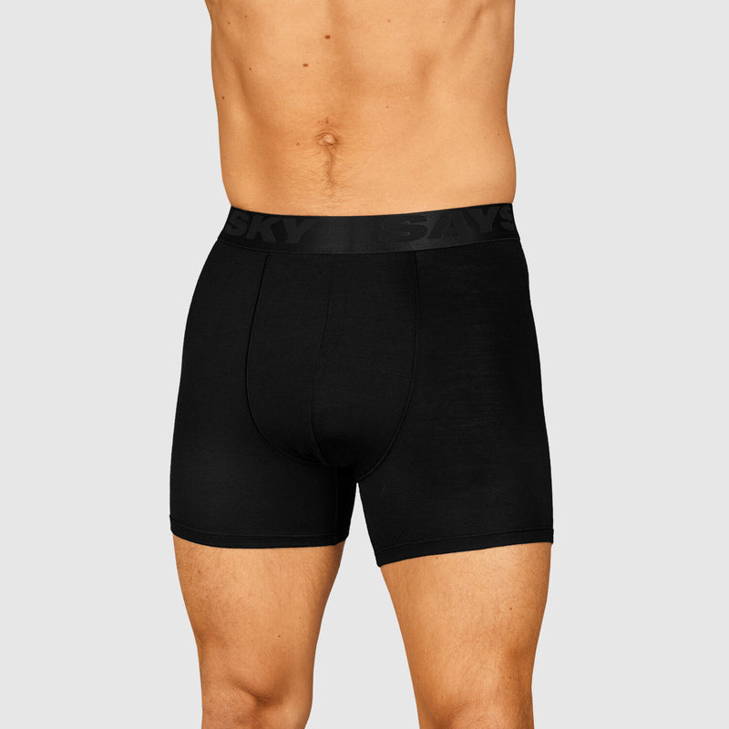 Saysky Merino 180 Boxer Shorts Noir 901 XMABO01