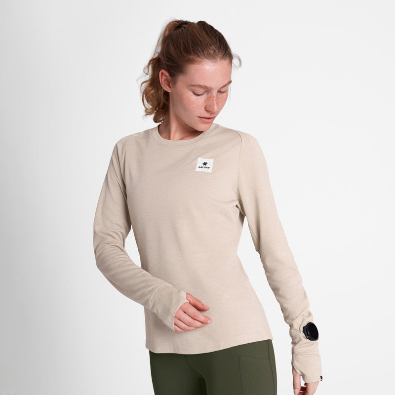Saysky Clean Flow Long Sleeve Beige 8003 NWRLS60C8003