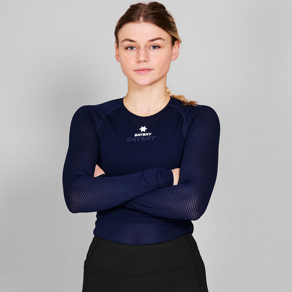 Saysky Mesh Base Layer Long Sleeve Bleu 201 XMRBL32C201