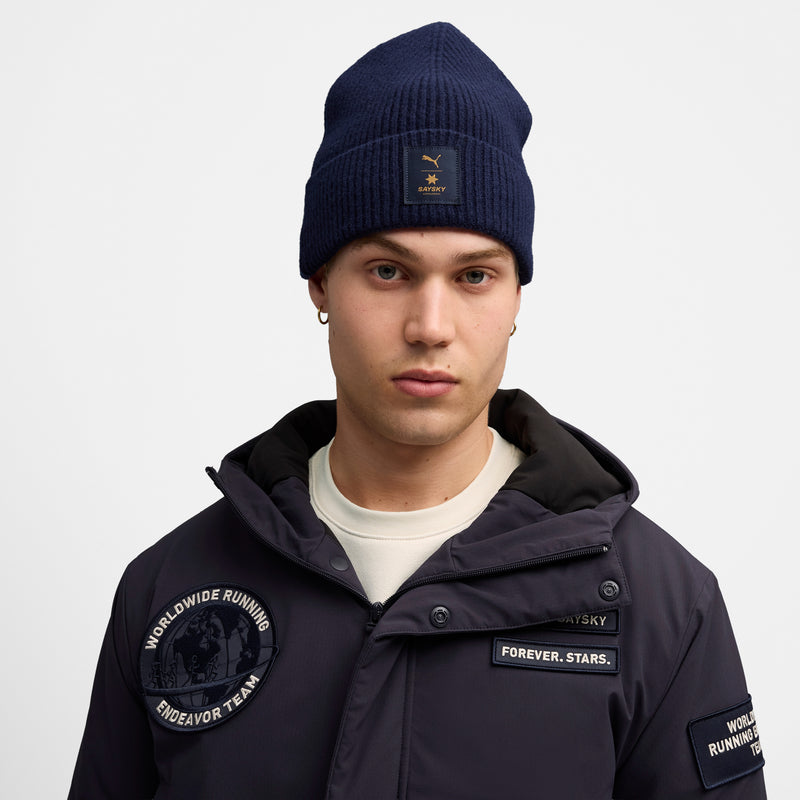Saysky Puma x Saysky Merino Beanie Bleu 201 026615 01