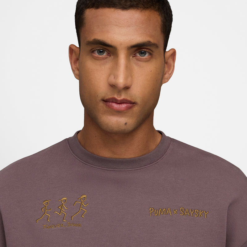 Saysky Puma x Saysky Crew Sweat Violet 701 527557 88