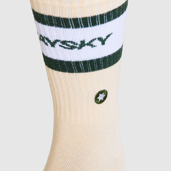 Saysky Everyday Crew Socks Blanc 101 MUASO701C101