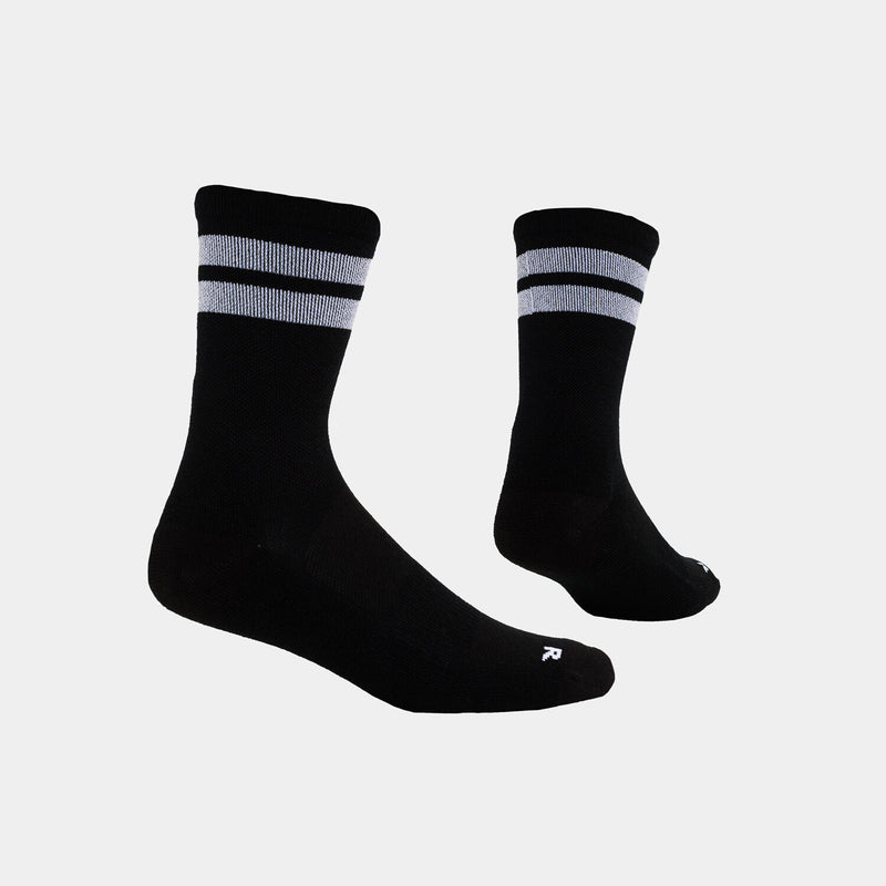 Saysky Merino Reflective High Socks Noir 901 XUASO603C901