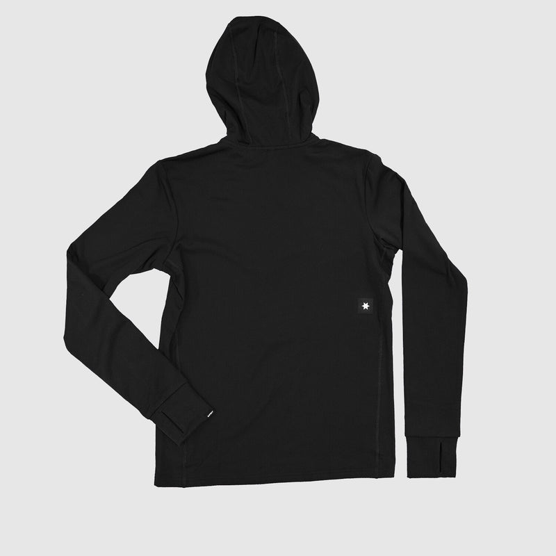 Saysky Combat Half Zip Fleece Hoodie Noir 901 NMRHO30C901