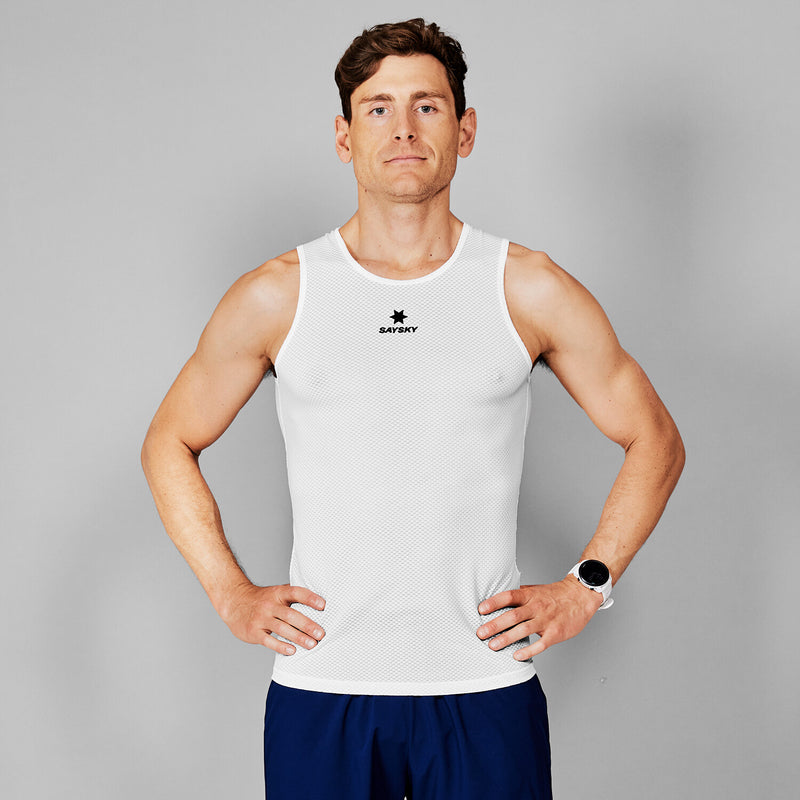Saysky Mesh Base Layer Singlet Blanc 101 XMRBL31C101