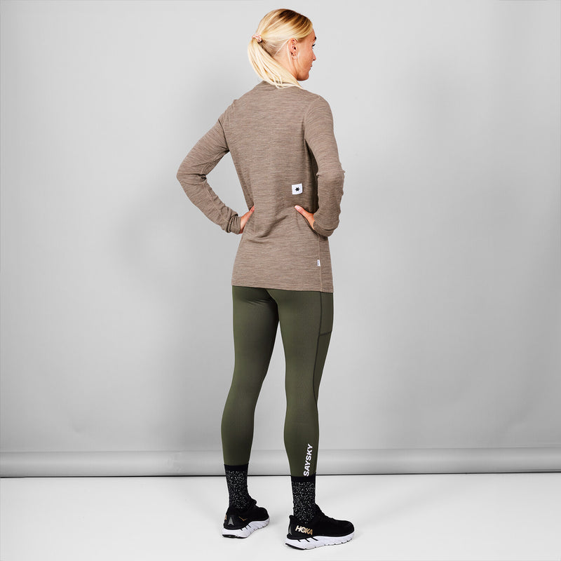 Saysky Merino 195 Blaze Long Sleeve Marron 7005 MMRLS41C7005