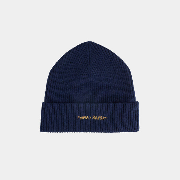 Saysky Puma x Saysky Merino Beanie Bleu 201 026615 01