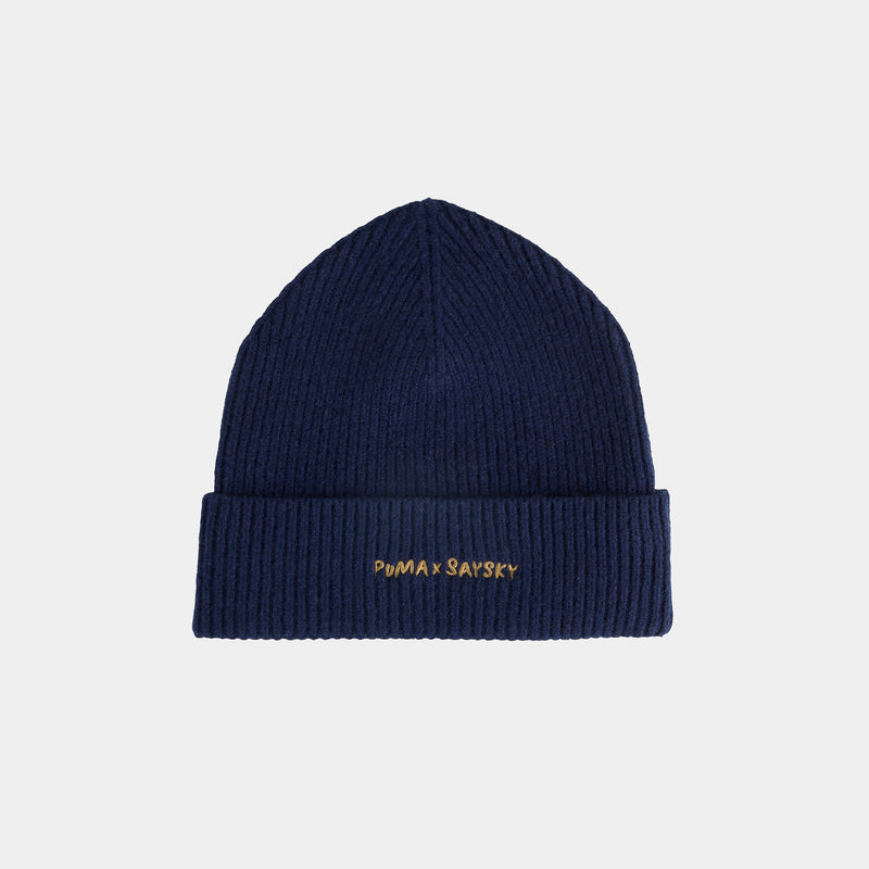 Saysky Puma x Saysky Merino Beanie Bleu 201 026615 01