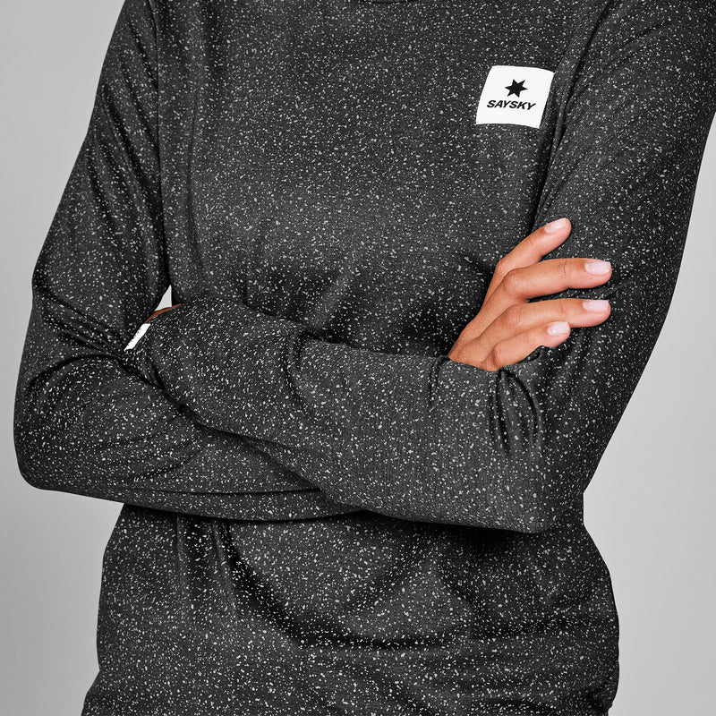 Saysky Reflective Universe Pace Long Sleeve Noir 901 MWRLS20C901