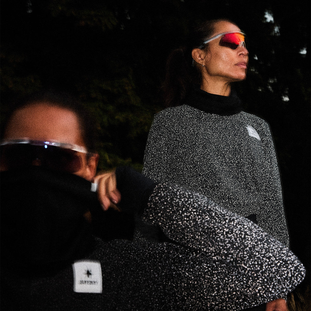 Saysky Reflective Universe Pace Long Sleeve Noir 901 MWRLS20C901