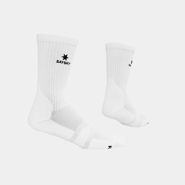 Saysky Pace High Socks Blanc 101 OUASO110C101