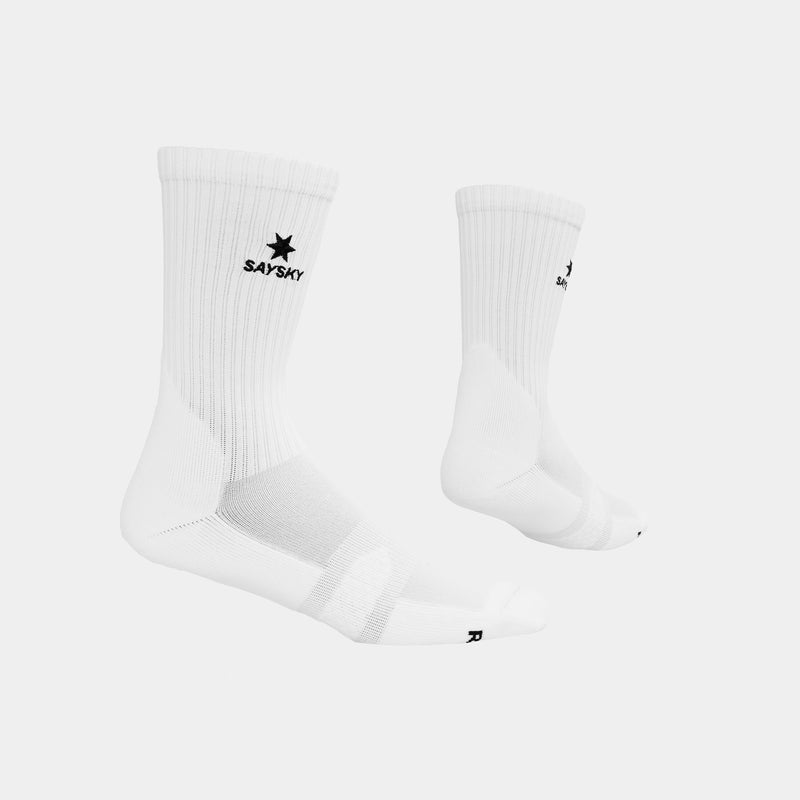 Saysky Pace High Socks Blanc 101 OUASO110C101