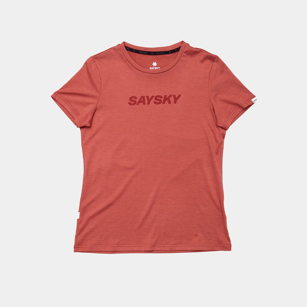 Saysky Logo Pace T-Shirt Rouge 5006 NWRSS20C5006