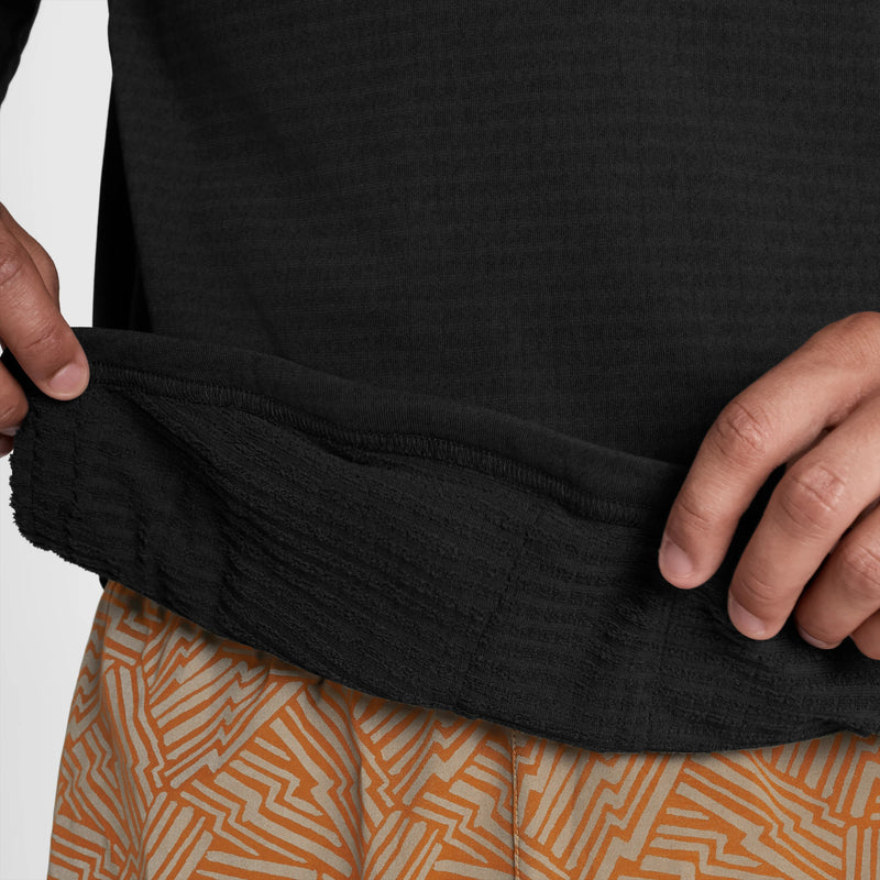 Saysky Blaze Half Zip Light Fleece Noir 9001 KMRFL03C9001