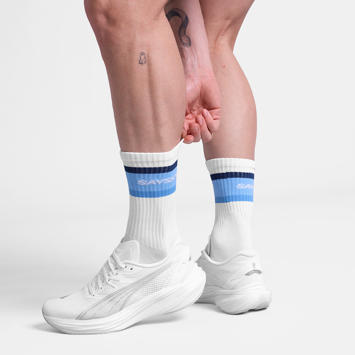 Saysky Pace High Socks Bleu 226 SA80012