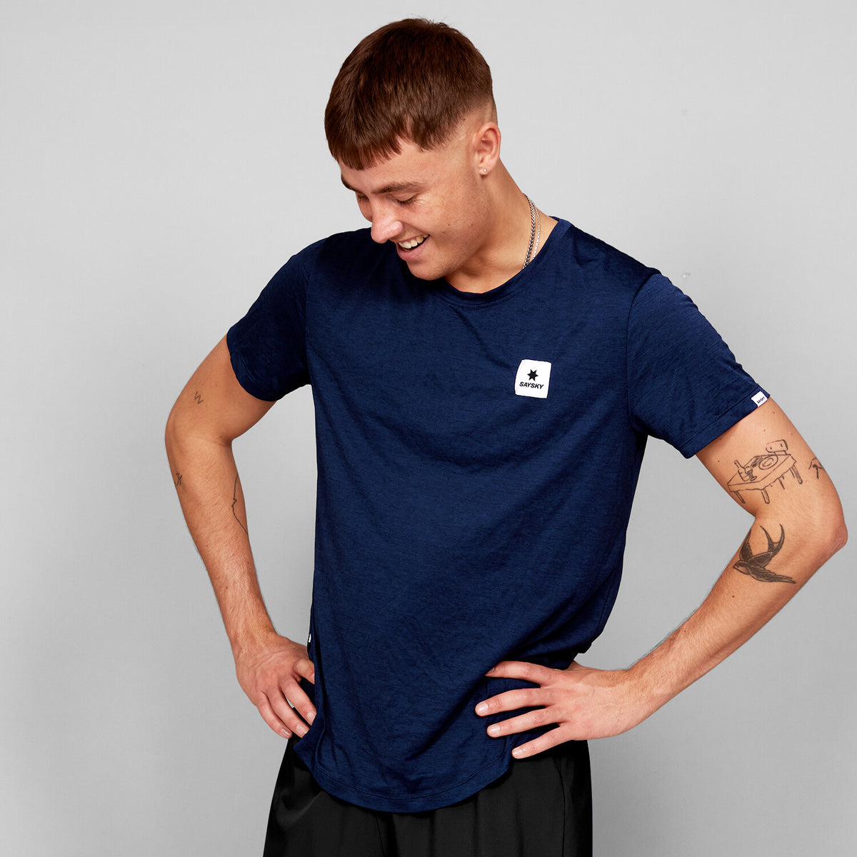 Saysky Clean Combat Pro T-shirt Bleu 201 SM25004