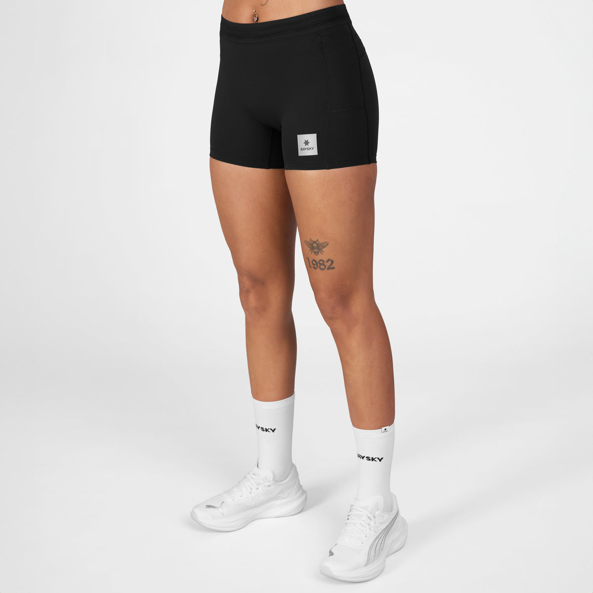 Saysky Flow+ Race Short Tights 4'' Noir 901 SW55005