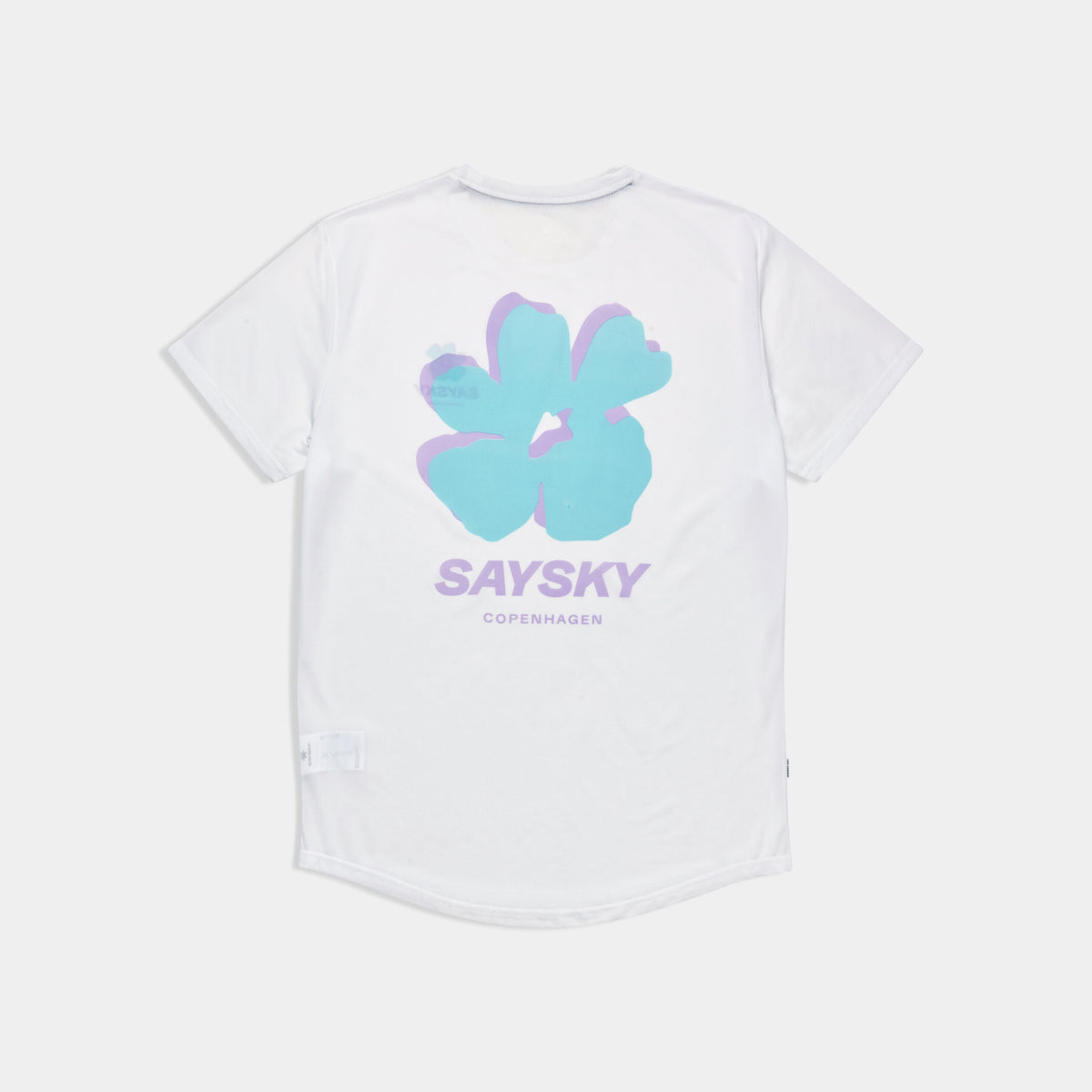 Saysky Flower Combat T-Shirt Blanc 101 SM25014