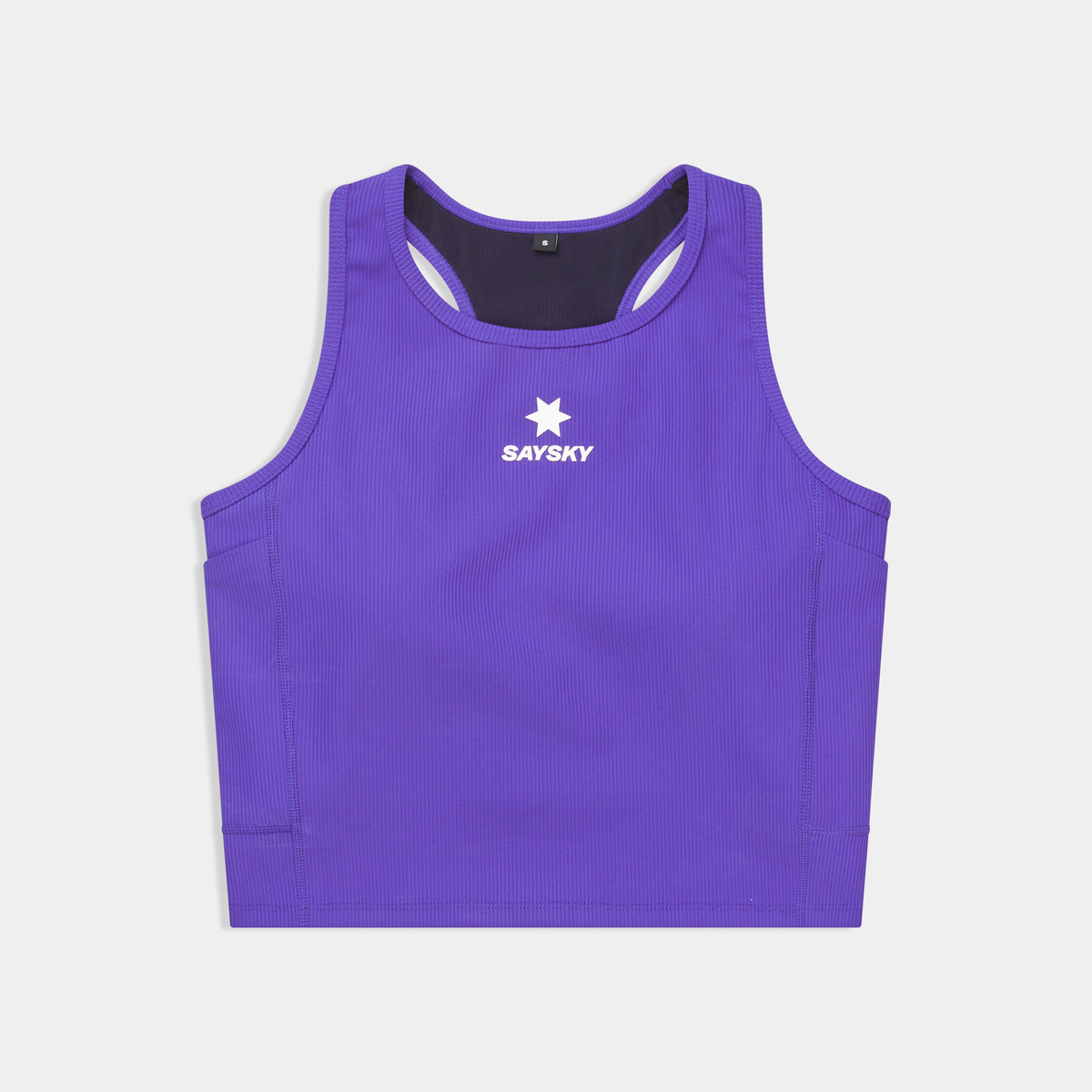 Saysky Combat Rib Crop Top Violet 715 SW30005
