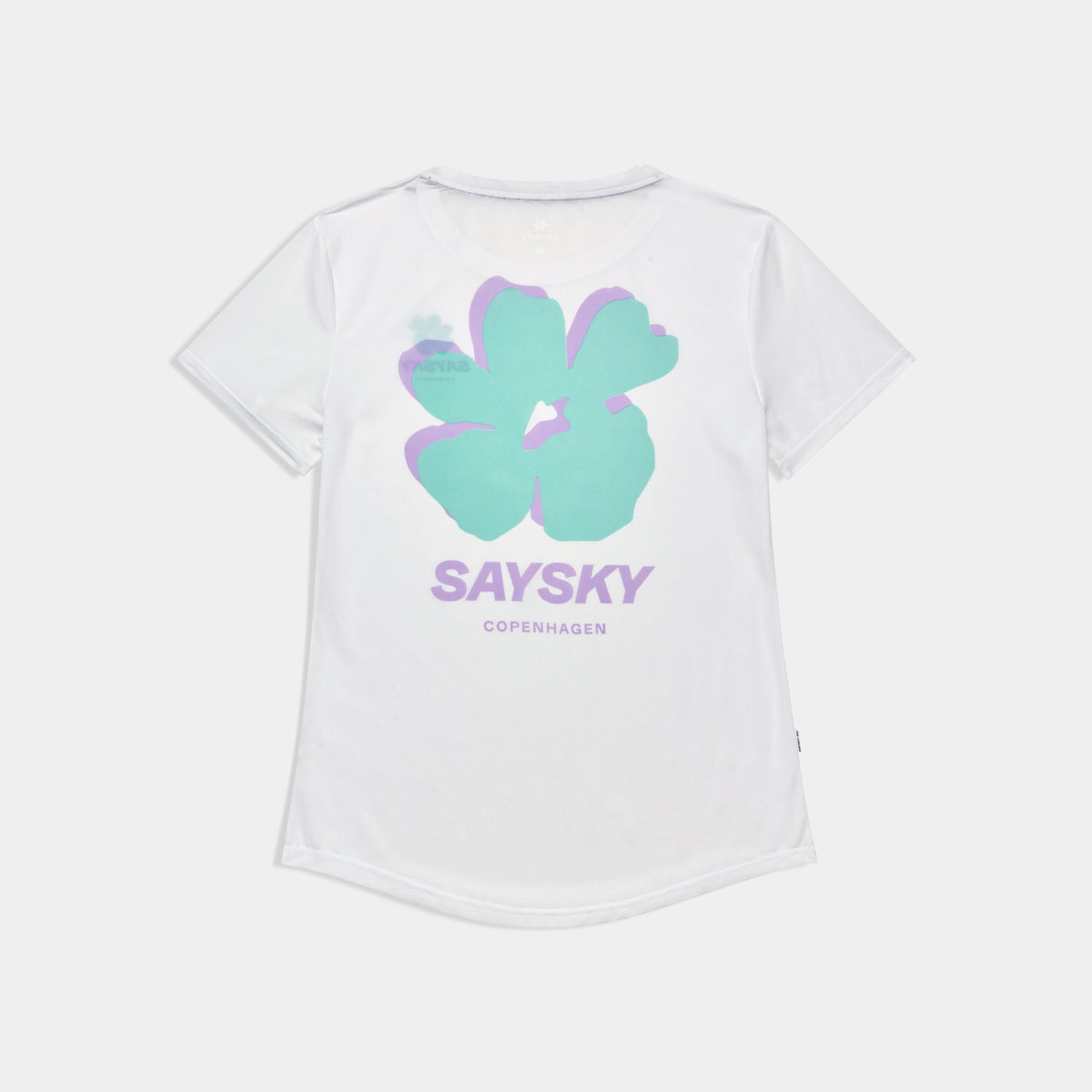 Saysky Flower Combat T-Shirt Blanc 101 SW25009