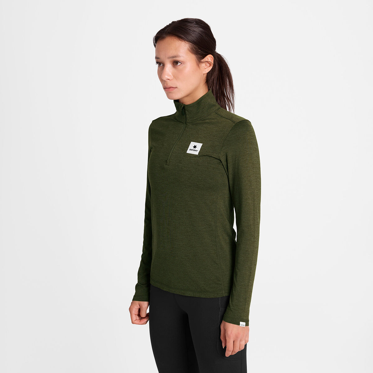 Saysky Pace Half Zip Long Sleeve Vert 3001 SW20002