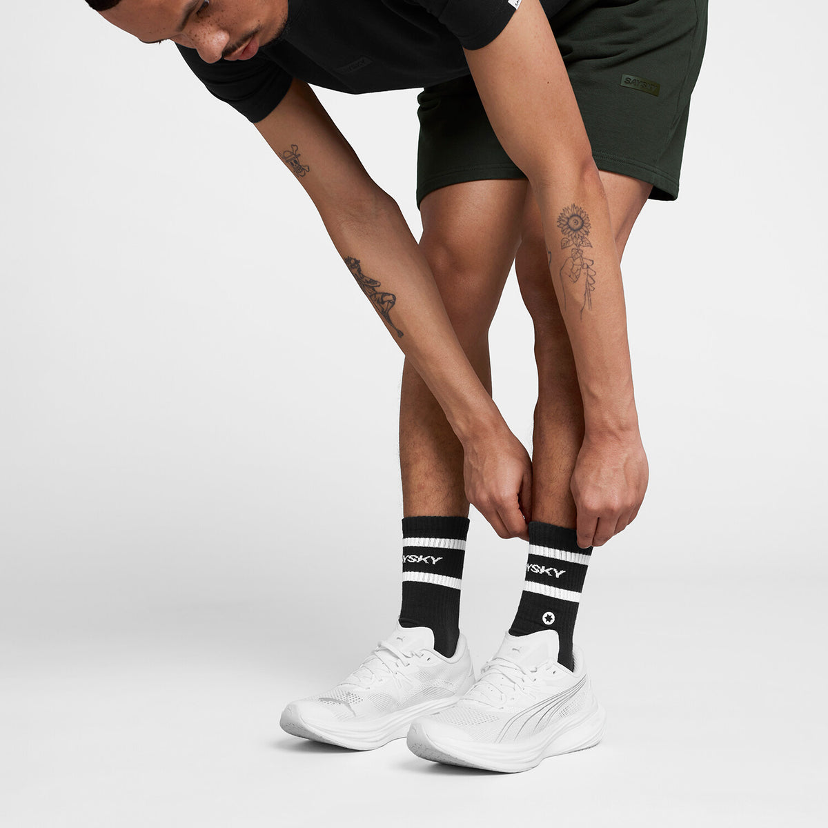 Saysky Everyday Crew Socks Noir 901 SA80018