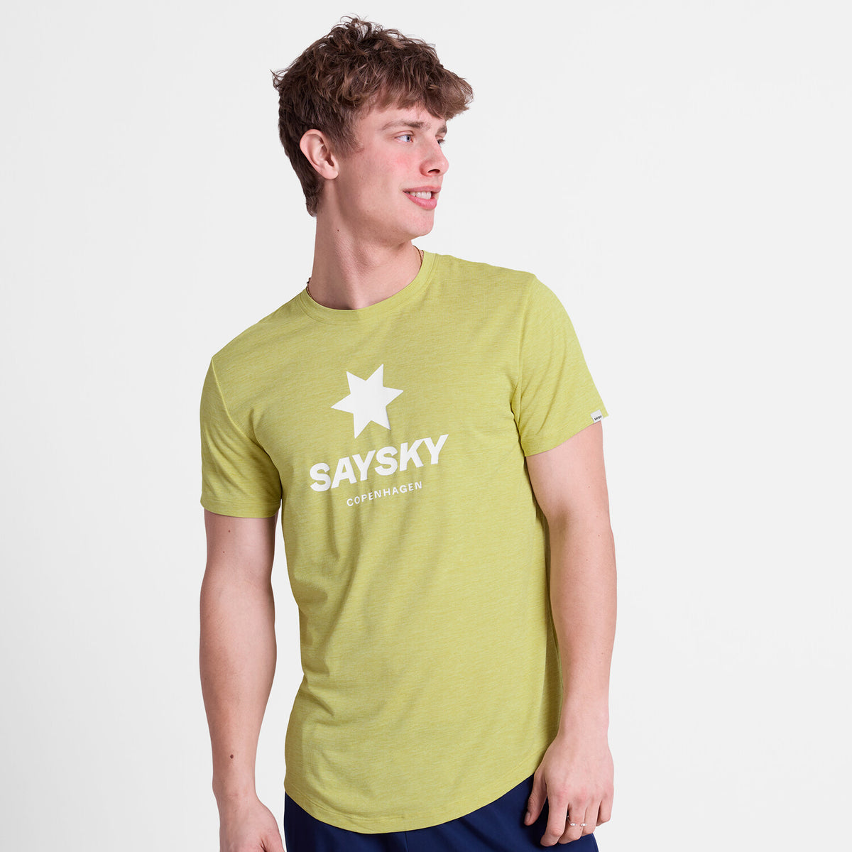 Saysky Logo Combat Pro T-Shirt Jaune 4009 SM25005