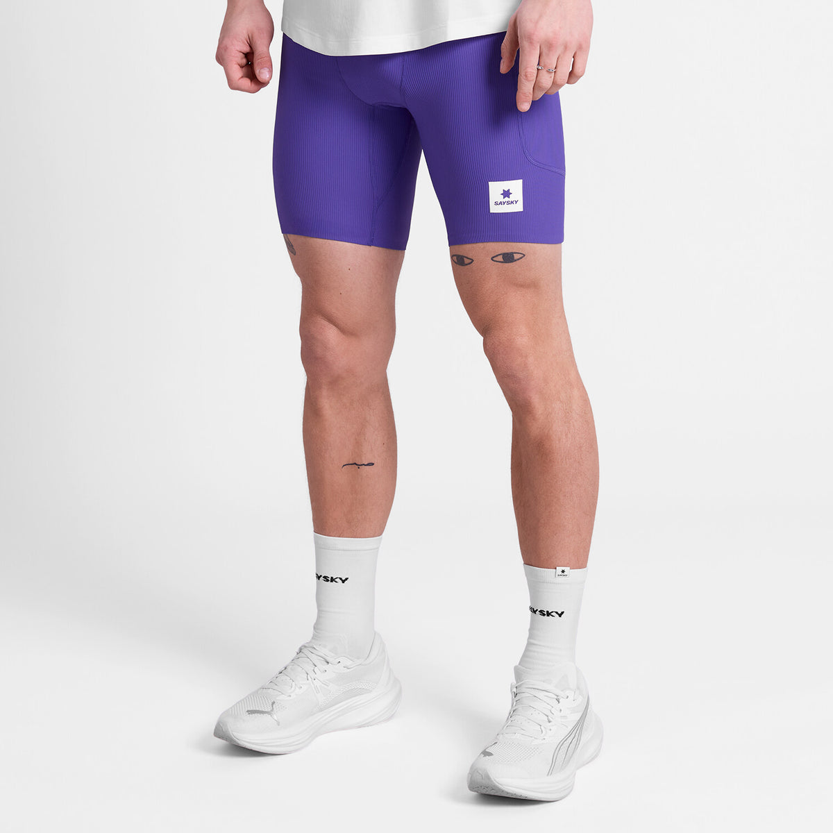 Saysky Combat+ Rib Short Tights 8'' Violet 715 SM55002