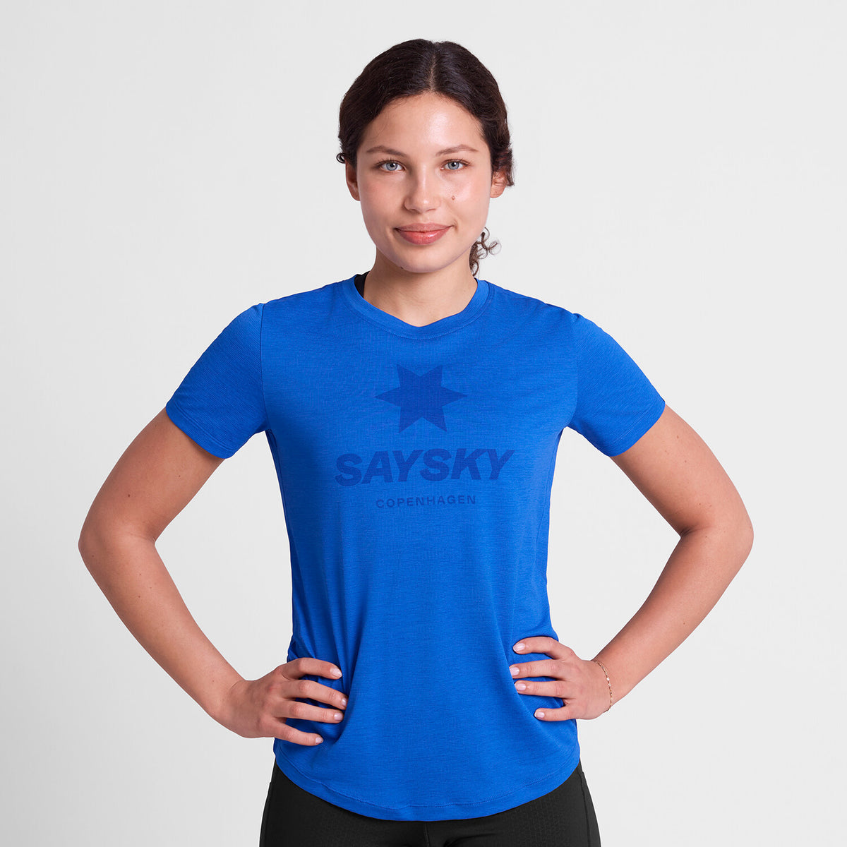Saysky Logo Combat Pro T-shirt Bleu 2017 SW25005