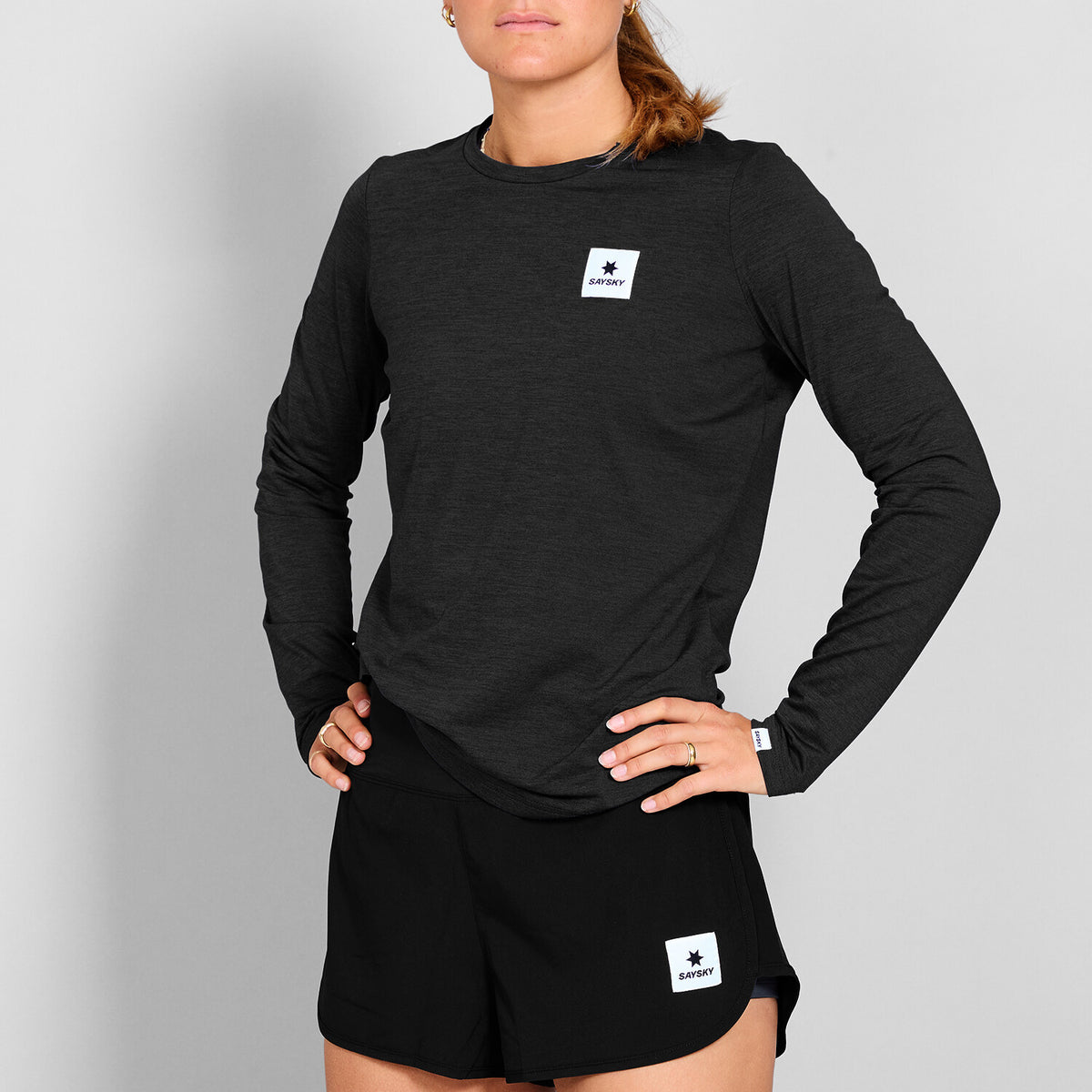Saysky Clean Pace Long Sleeve Noir 9001 SW20003