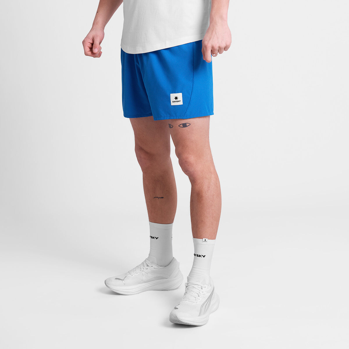 Saysky Zig Zag Pace Shorts 5'' Bleu Zig Zag 1063 SM40014