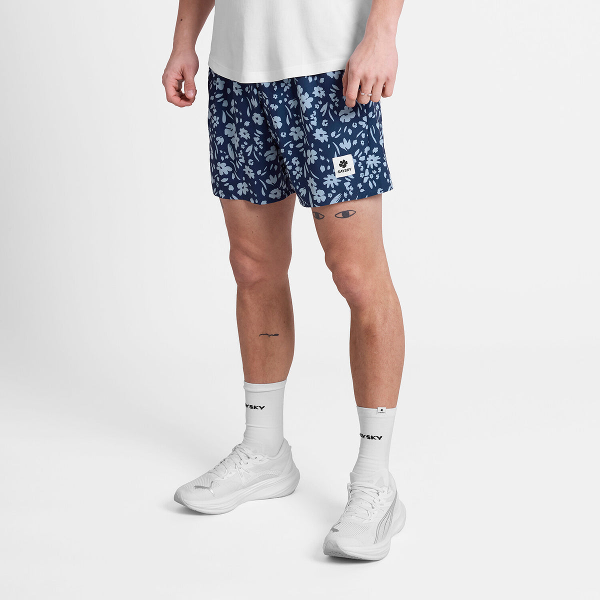 Saysky Flower Pace Shorts 5'' Bleu Flower 1065 SM40011