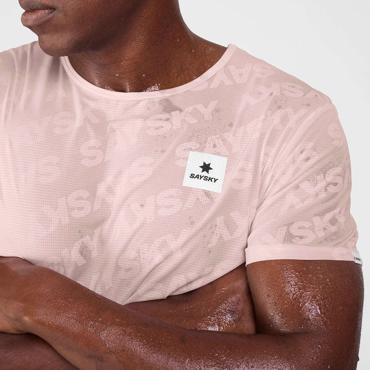 Saysky Reactive Flow T-shirt Rose Logo 1069 SM25011