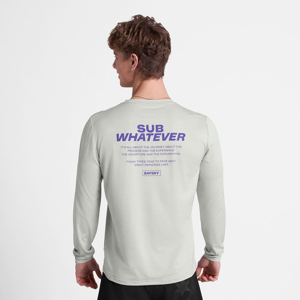 Saysky Statement Pace Long Sleeve Gris 6008 SM20007