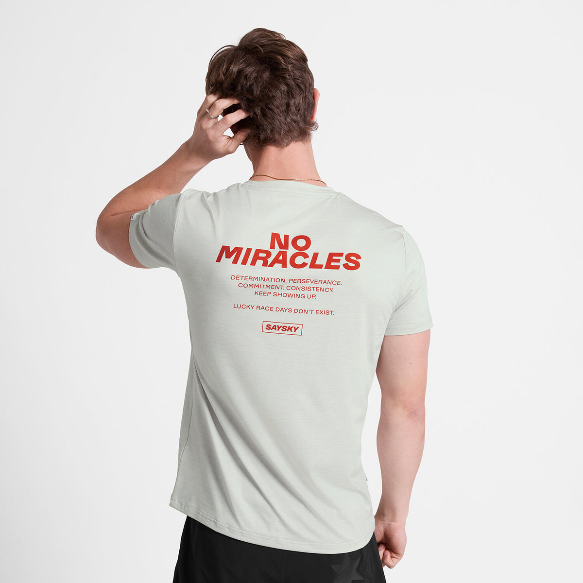 Saysky Statement Pace T-shirt Gris 6008 SM25021