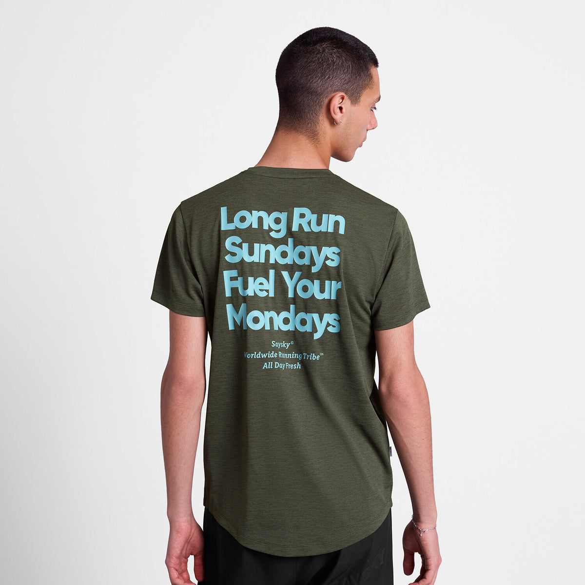 Saysky Statement Combat Pro T-Shirt Vert 301 SM25022