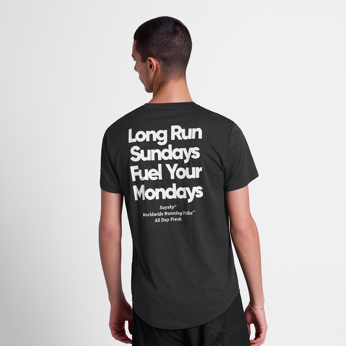 Saysky Statement Combat Pro T-Shirt Noir 901 SM25022