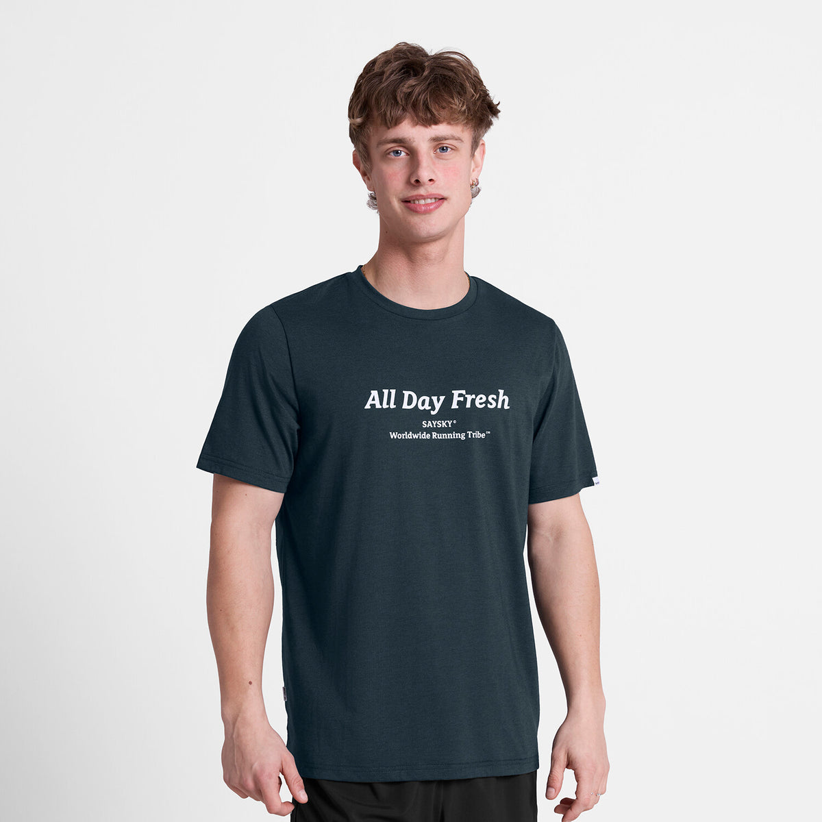 Saysky Statement Motion T-shirt Gris 6001 SM25025