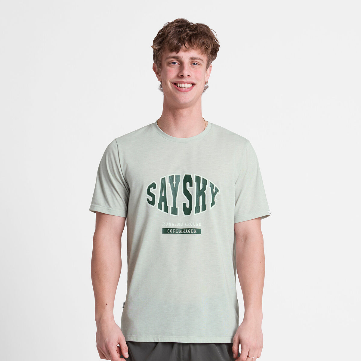 Saysky Statement Motion T-shirt Gris 6008 SM25025