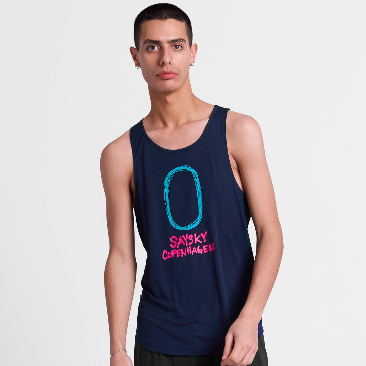 Saysky Statement Flow Singlet Bleu 201 SM30019