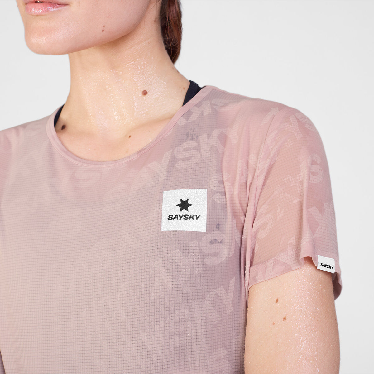 Saysky Reactive Flow T-shirt Rose Logo 1069 SW25008